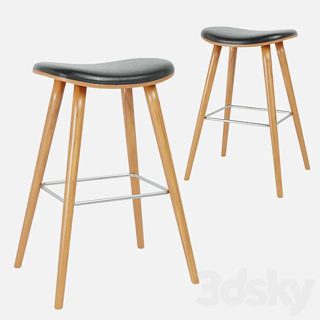 Bar stool FINIKS ESF 3D Model Bar stool FINIKS ESF 3D Model