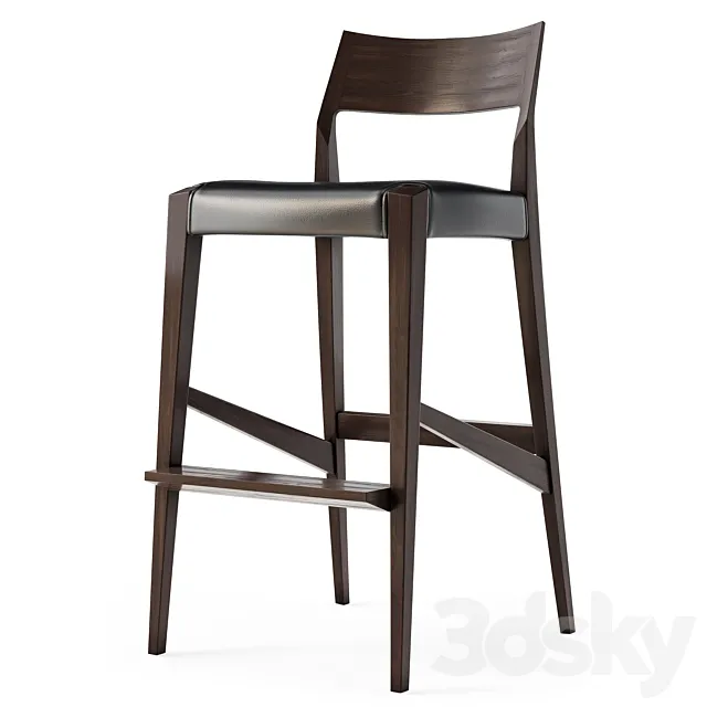 Bar stool Forms 3D Model