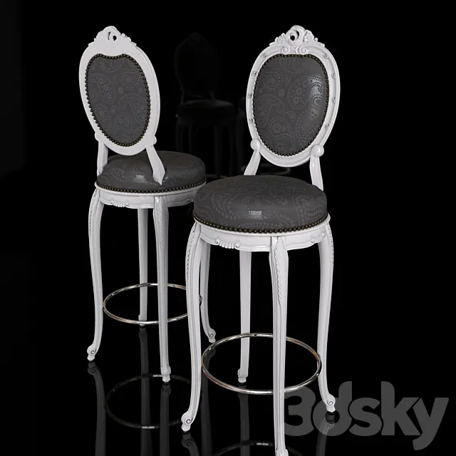 Bar stool Francesco Molon 3DModel