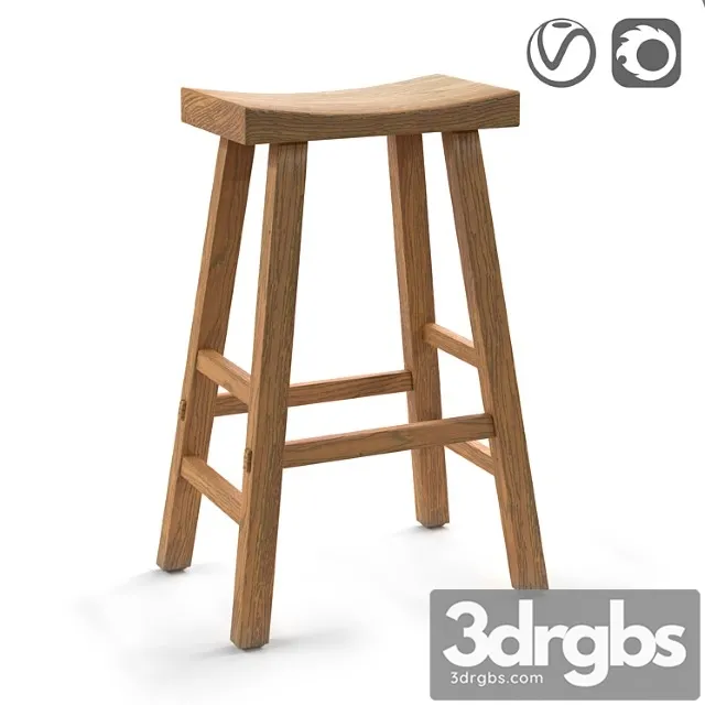 Bar stool from solid elm asayo Bar stool from solid elm asayo