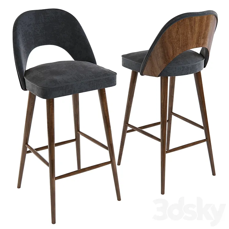 Bar stool GLORI-9 from Stella 3D Model Free Download Bar stool GLORI-9 from Stella 3D Model Free Download