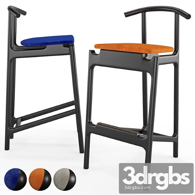 Bar Stool Hans 3D Model Download