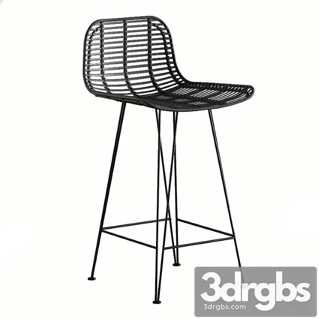 Bar stool hk living 2 3D Model Download