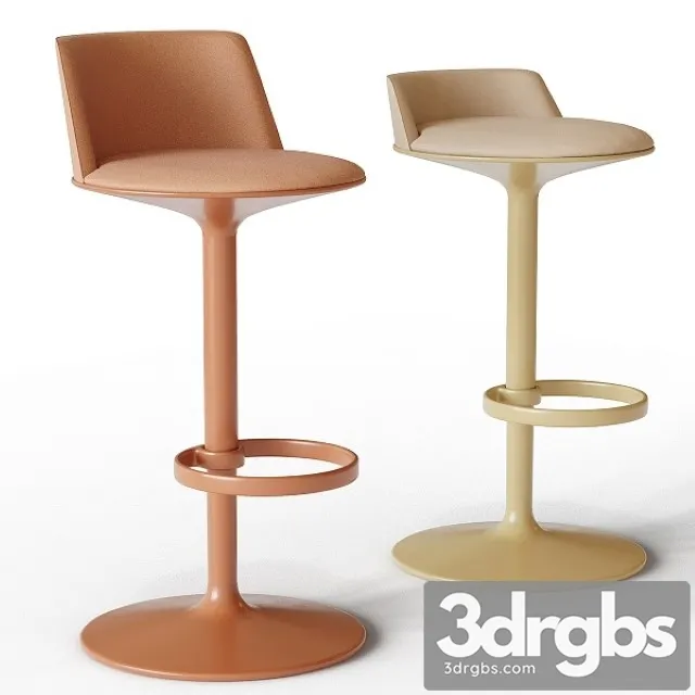 Bar Stool HULA 46 Andreu World 3D Model Download