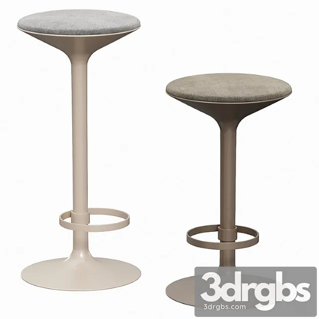 Bar Stool Hula Bq2796 Andreu World 3D Model Download