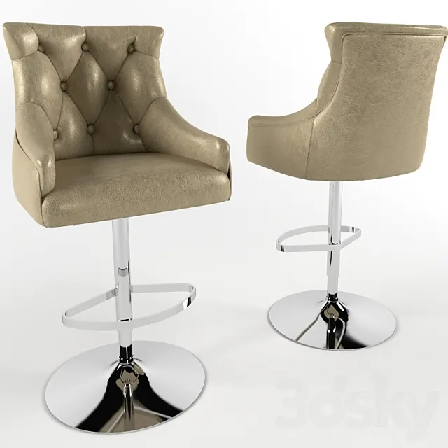 Bar stool itaca 3D Model