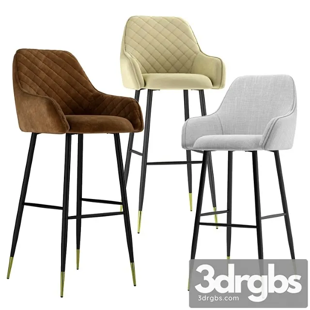 Bar stool ivar. 2 3D Model Download