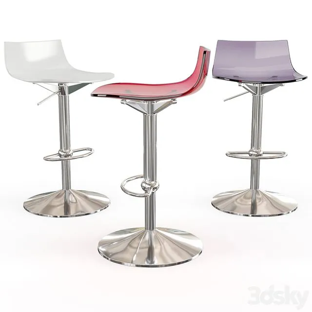 Bar Stool Led 3D Model Bar Stool Led 3D Model