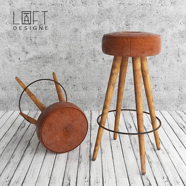 Bar Stool Loft 3625 3DModel