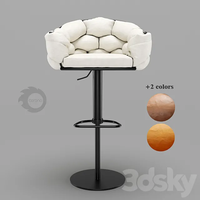 Bar stool Loft Designe 30464_30465_30466 model 3DModel