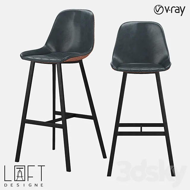 Bar stool LoftDesigne 30128 model 3DModel Bar stool LoftDesigne 30128 model 3DModel
