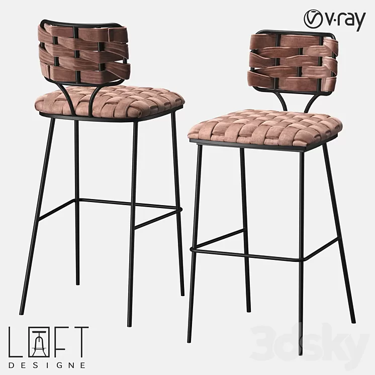 Bar stool LoftDesigne 30501 model 3D Model Bar stool LoftDesigne 30501 model 3D Model
