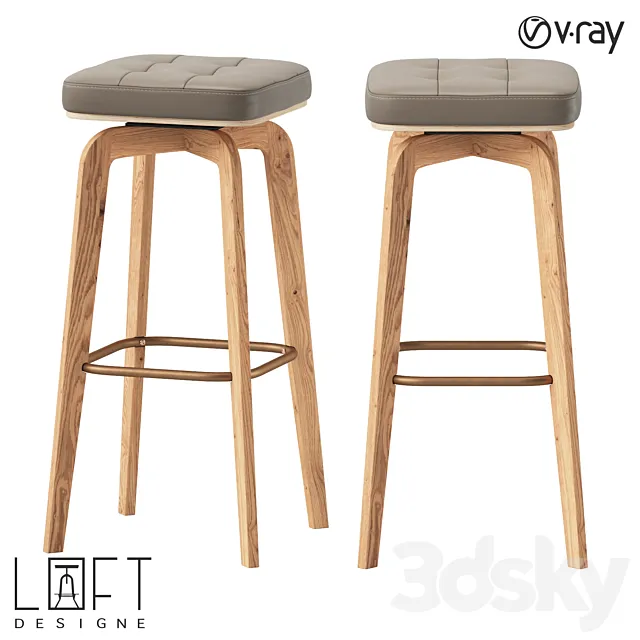 Bar stool LoftDesigne 31390 model 3D Model
