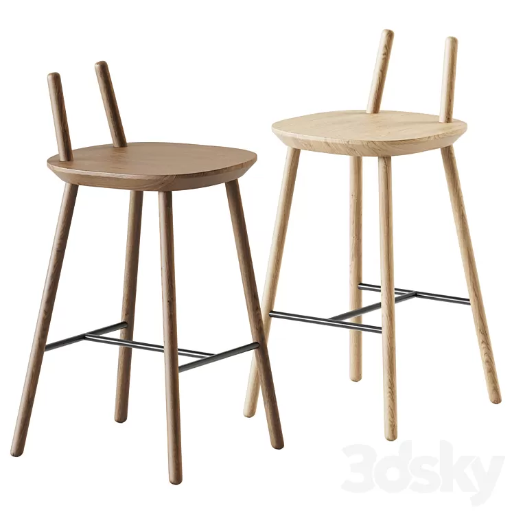 Bar Stool Naive by Emko / Bar stool 3D Model Bar Stool Naive by Emko / Bar stool 3D Model