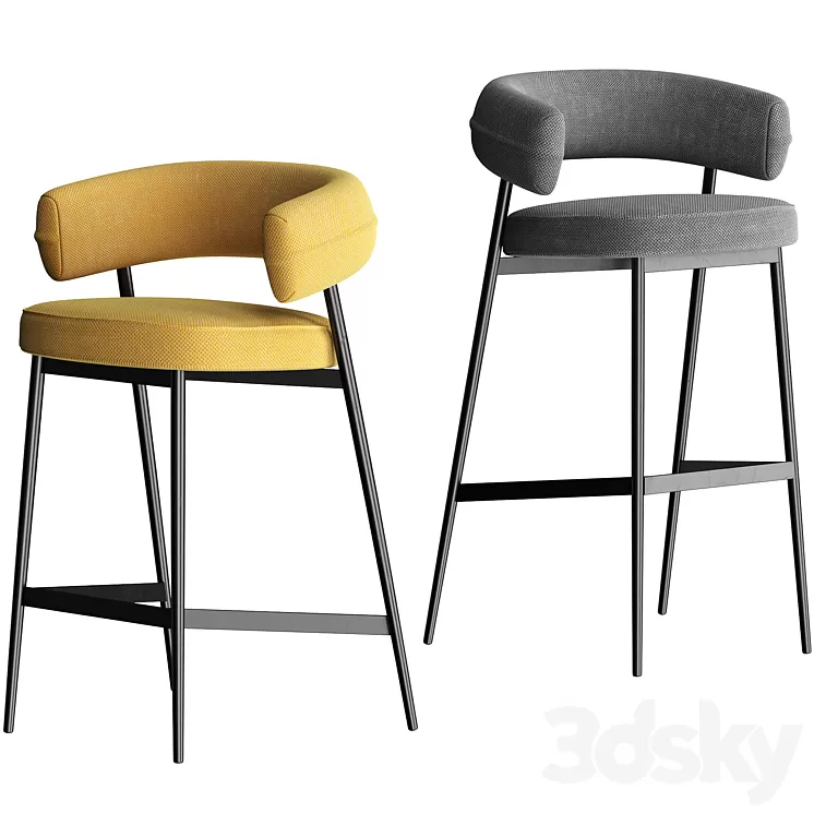 Bar stool Nena 3D Model Free Download
