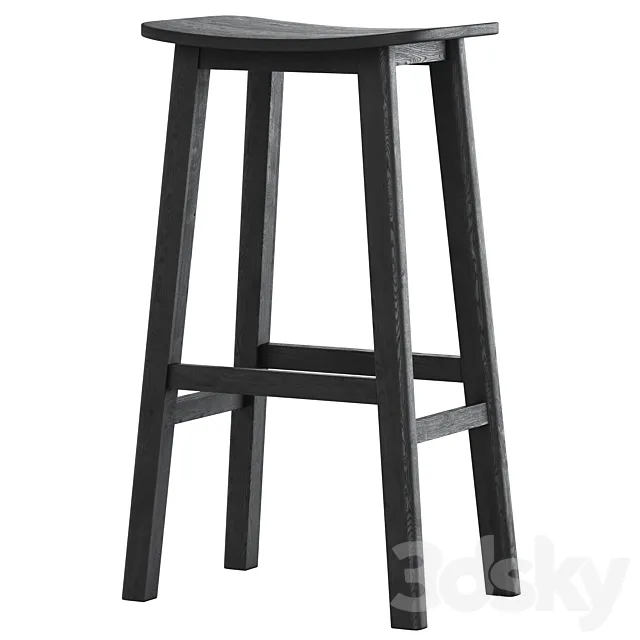 Bar stool Sedate 3D Model Bar stool Sedate 3D Model