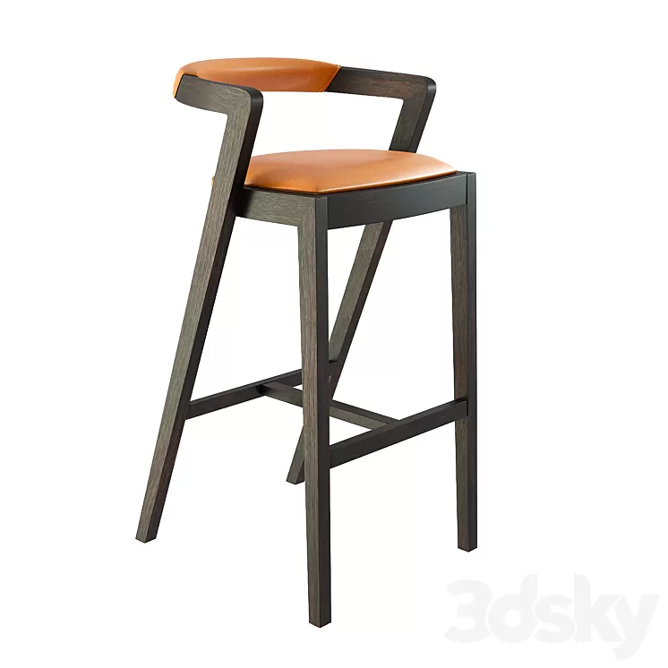 Bar stool – String/I SG stool by Area44 studio 3D Model