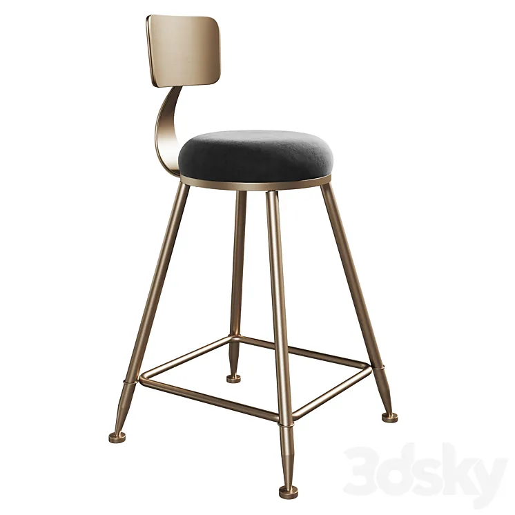 Bar stool SUNSHINE 3D Model Free Download