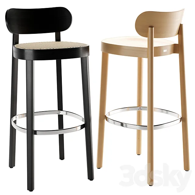 Bar Stool Thonet 118H 3DModel