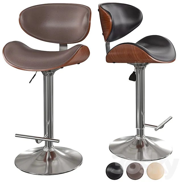 Bar stool Tom 3D Model