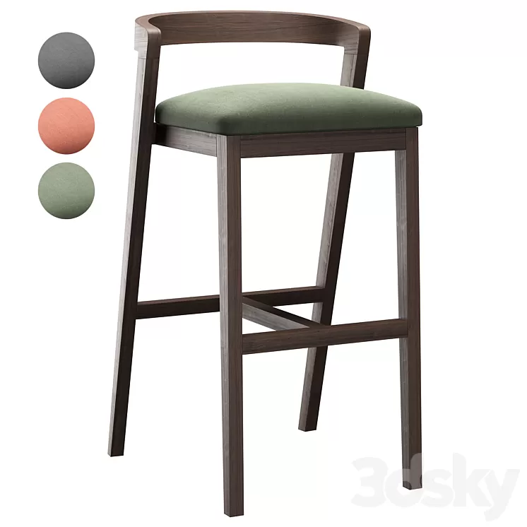 Bar stool VENUS 3D Model Free Download