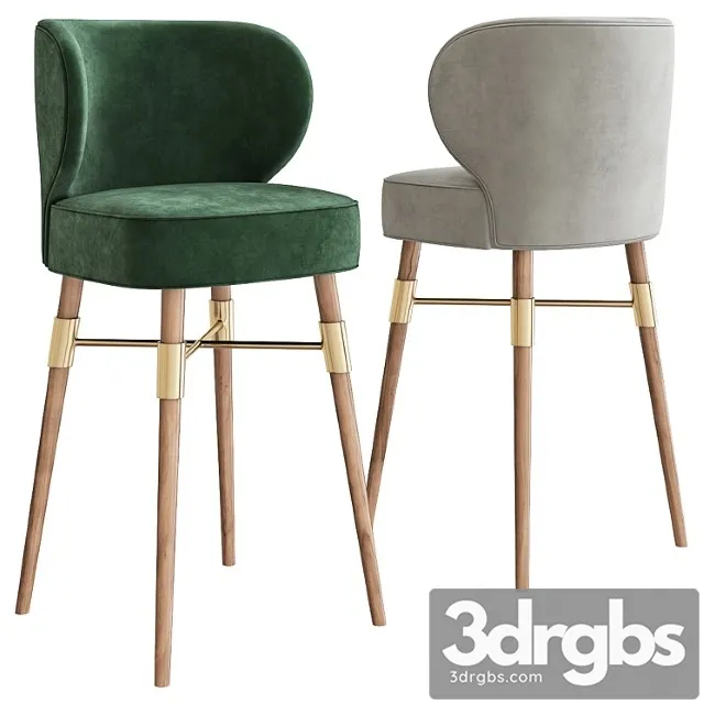 Bar stool_2 2 3D Model Download