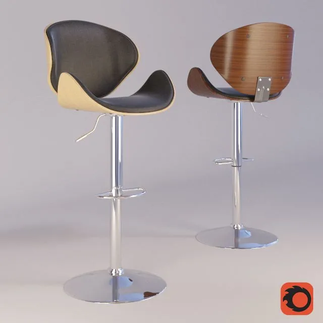 Bar Stool_Series_Bar-Stool 03 3D Model Bar Stool_Series_Bar-Stool 03 3D Model