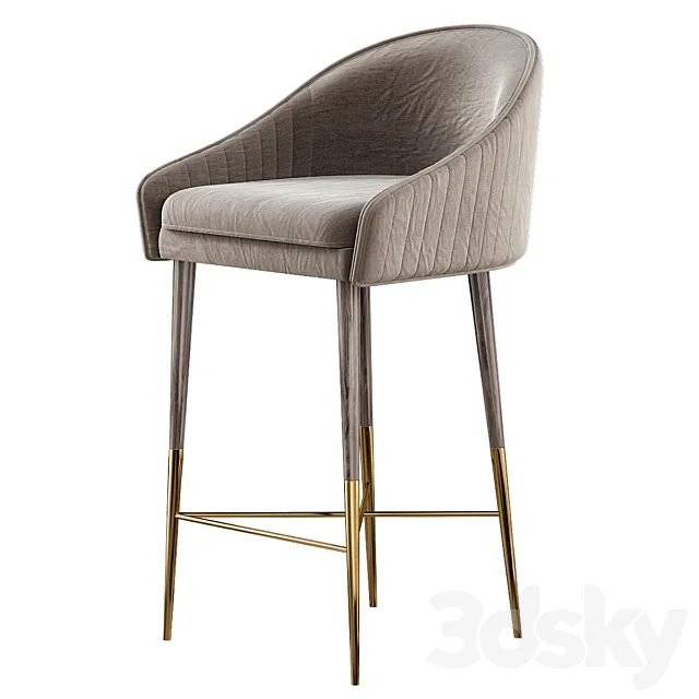Bar stools Duquesa & Malvada KATE 3D Model Bar stools Duquesa & Malvada KATE 3D Model