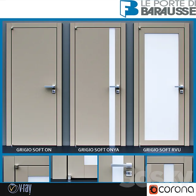 Barausse doors 3D Model