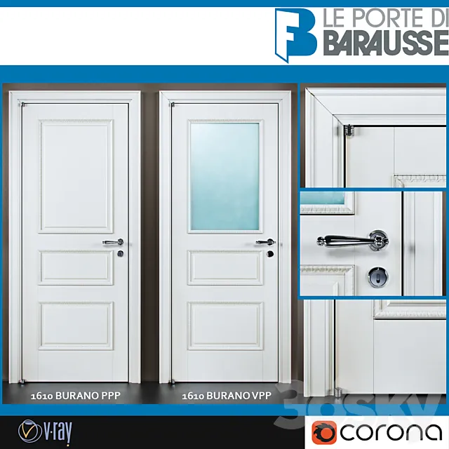 Barausse doors 3D Model