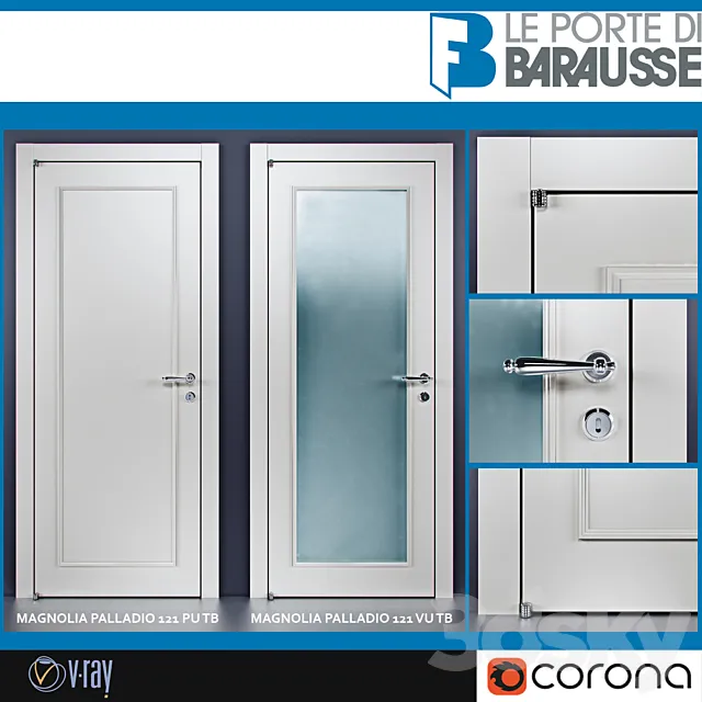 Barausse doors 3D Model