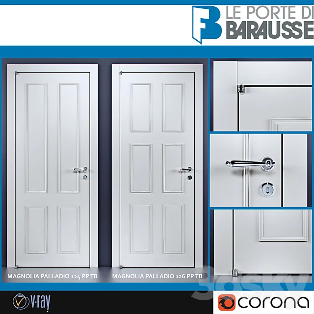 Barausse doors 3DModel