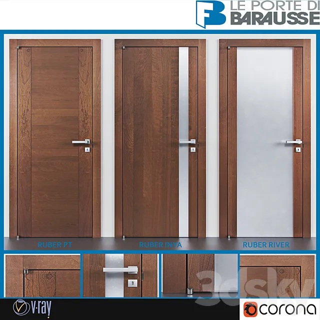 Barausse doors 3DModel