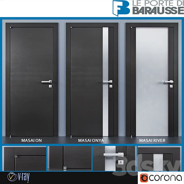 Barausse doors 3DModel