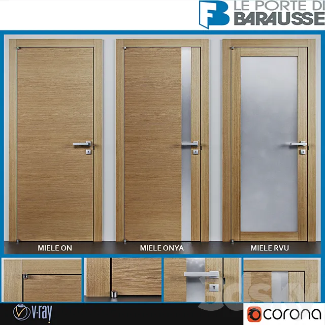 Barausse doors 3DModel