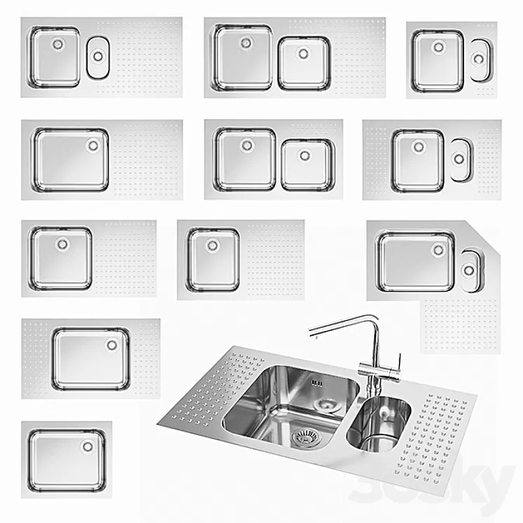 BARAZZA SET 14 3D Model BARAZZA SET 14 3D Model