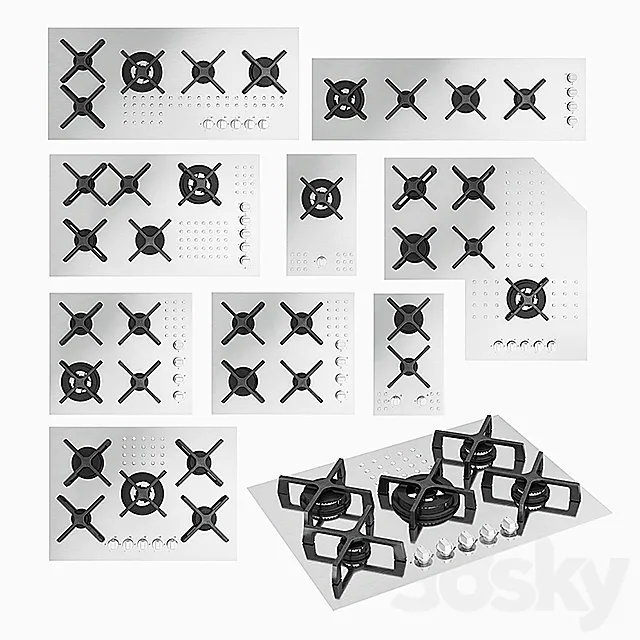 BARAZZA SET 16 3D Model