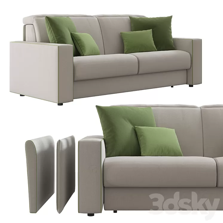 Barbados lecomfort sofa 3D Model Free Download