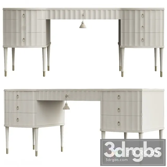 Barbara Barry Ladys Desk 3D Model Download
