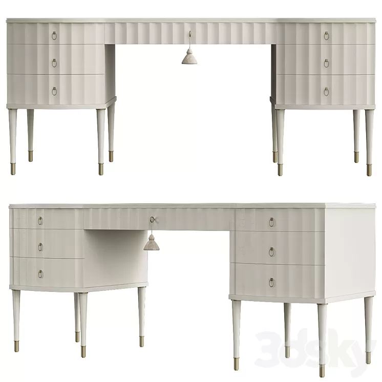 Barbara Barry Lady`s Desk 3D Model