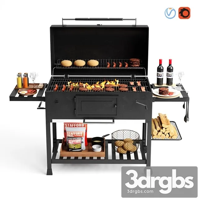 Barbecue 11 3D Model Download Barbecue 11 3D Model Download