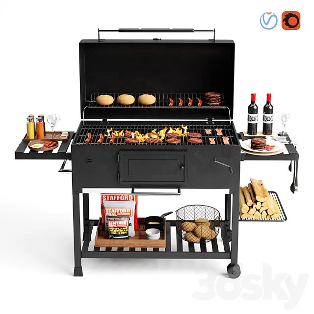 Barbecue 11 3DModel Barbecue 11 3DModel