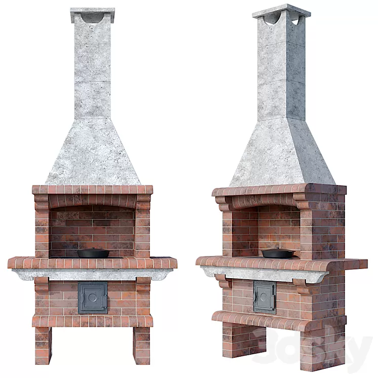 Barbecue 3 3D Model Barbecue 3 3D Model