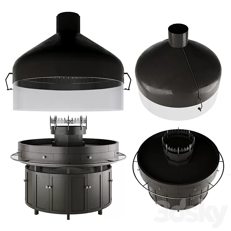 Barbecue 3D Model