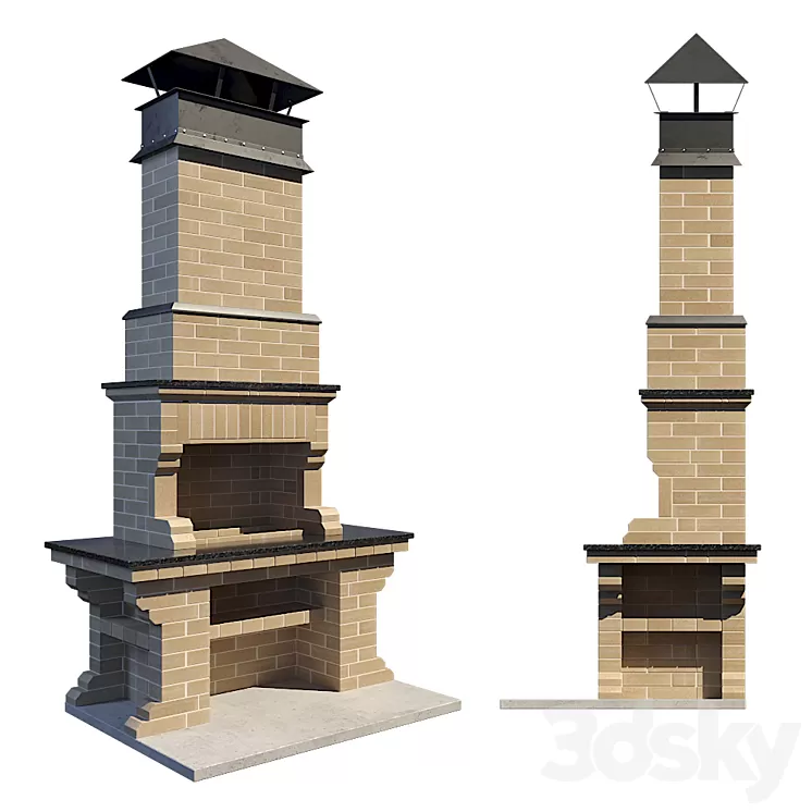 Barbecue 4 3D Model Barbecue 4 3D Model