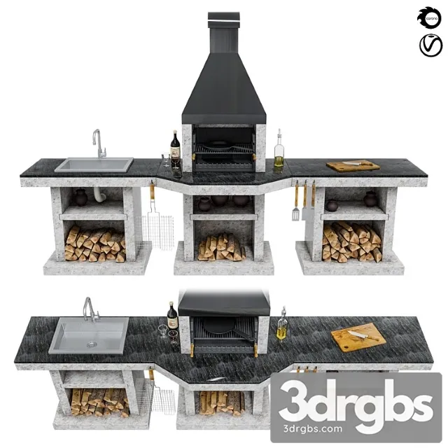 Barbecue Stimlex Steel Bcpf 3D Model Download Barbecue Stimlex Steel Bcpf 3D Model Download