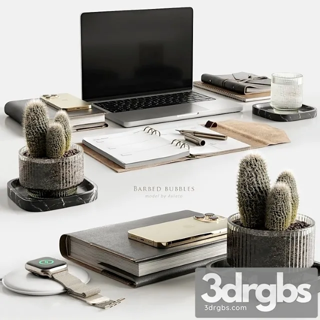 Barbed Bubbles 3D Model Download Barbed Bubbles 3D Model Download