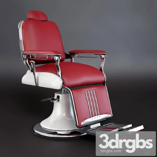 Barber Chair 1 3D Model Download