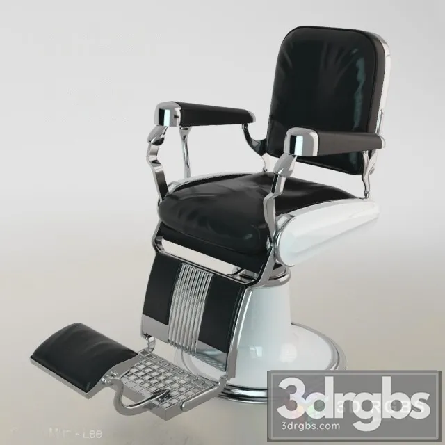 Barber Chair 3D Model Download Barber Chair 3D Model Download