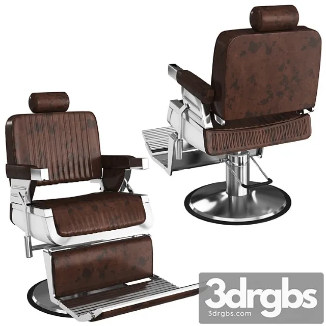 Barber Shop Chair 3D Model Download